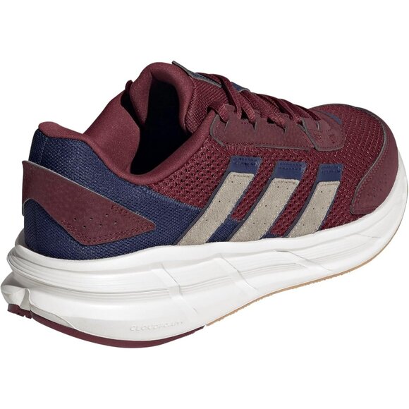 ⚡Adidas Men's Shadow Red/Putty Beige/Dark Blue Imported Rubber Fashion Sneaker - Picture 3 of 8